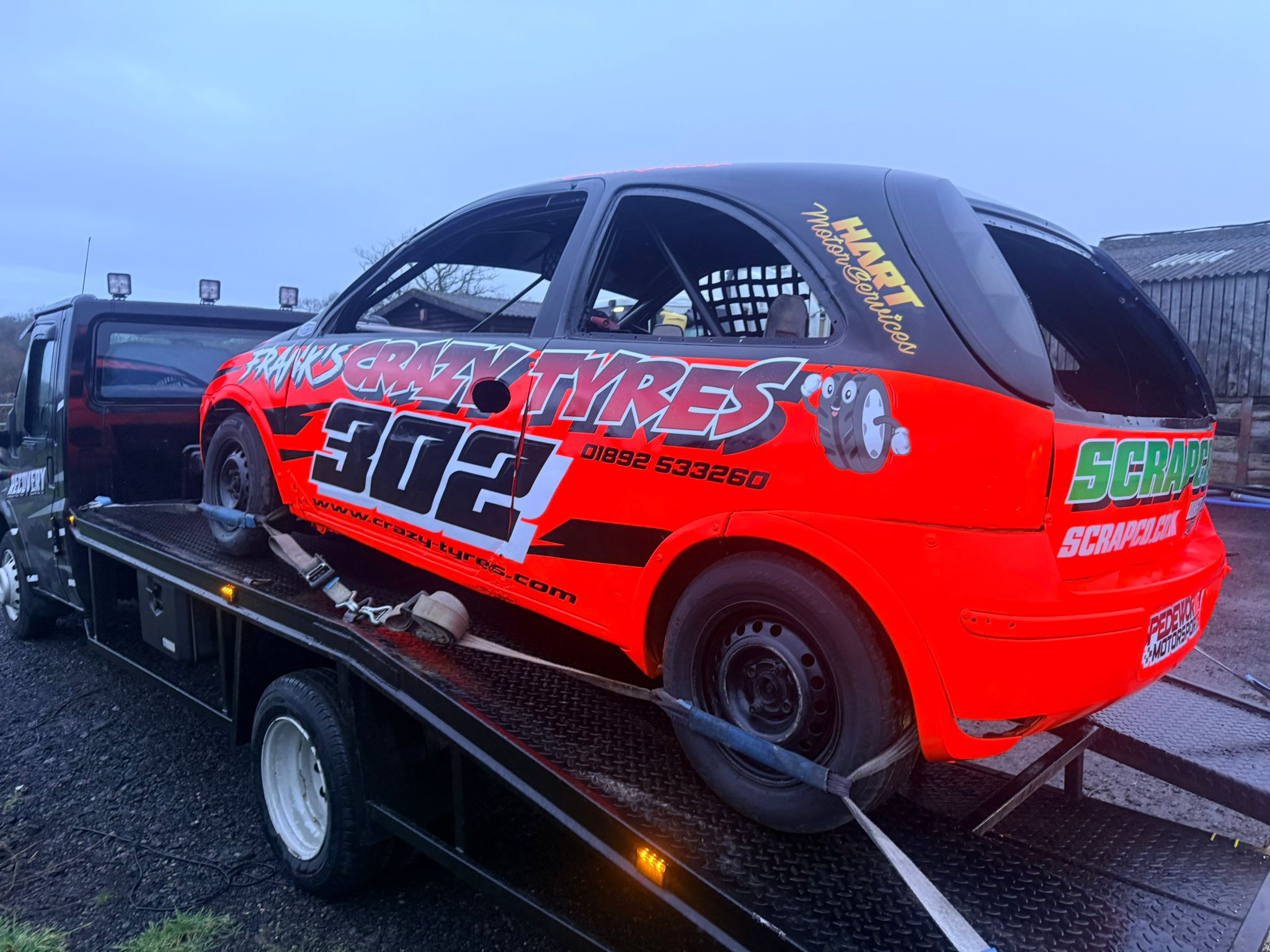 Banger racing car build